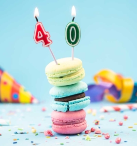 celebrar 40 cumpleaños