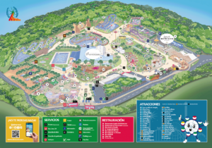 Mapa Parque Atracciones Zaragoza