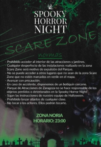 SCARE ZONE