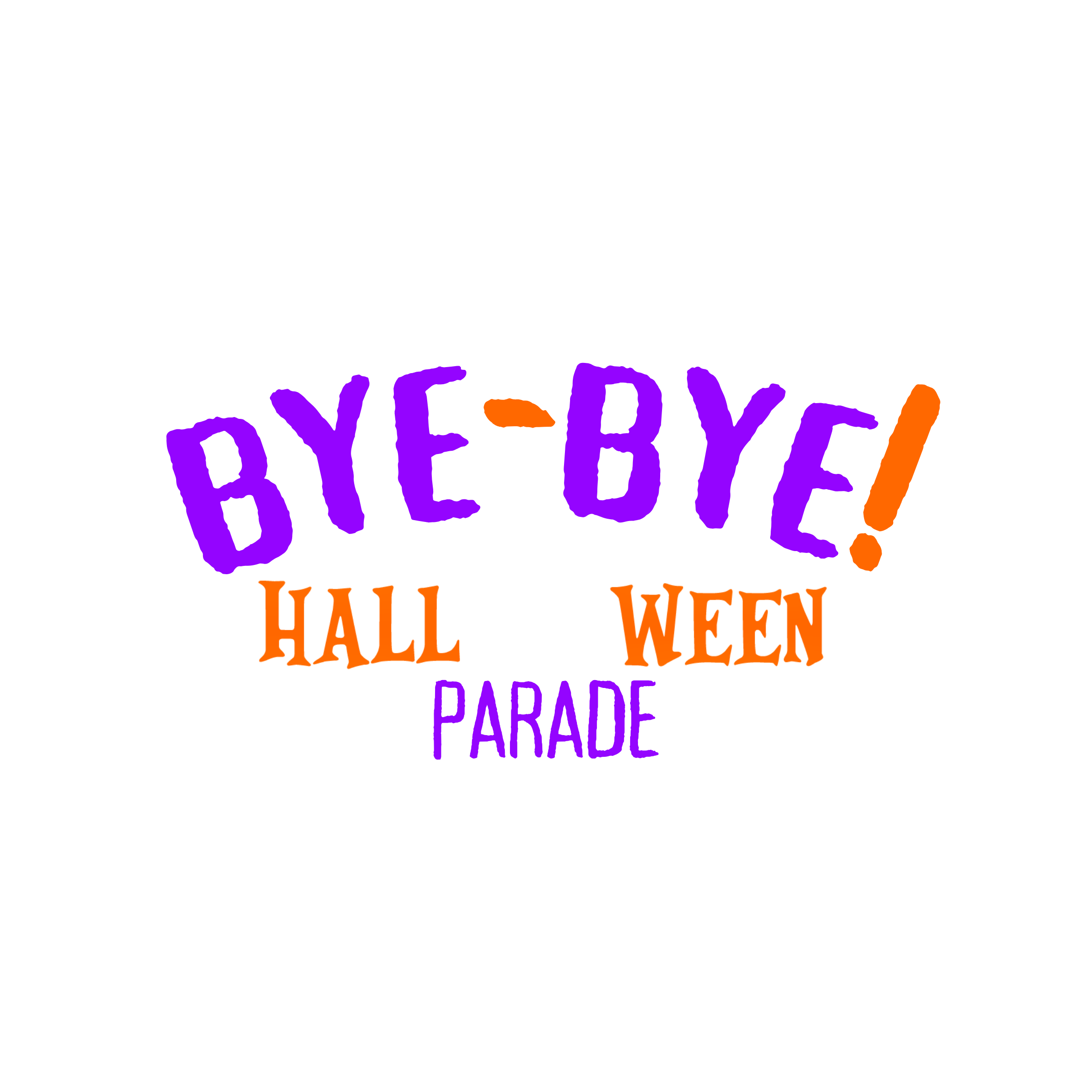 Bye bye halloween parade