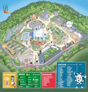 MAPA PARQUE DE ATRACCIONES 2025